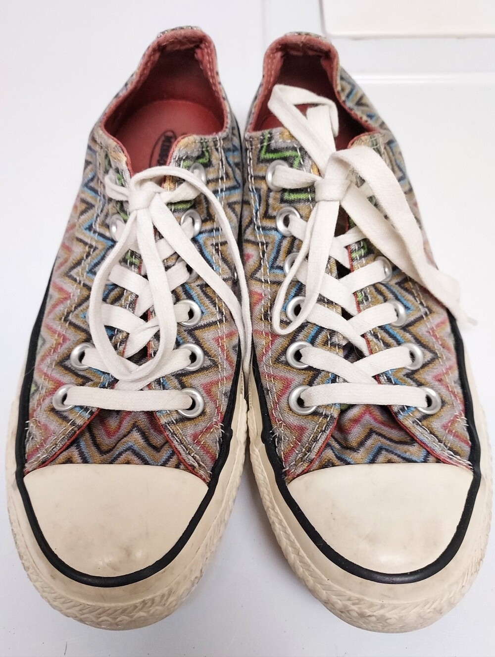 ๐๐ฝโโ๏ธ Converse Chucks Missoni Stan Smith Sneakers Womens 6.5 Mens 4.5 - Picture 2 of 5